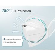 Kn95 - masque FFP2 YJT - antibactérien avec filtration 95% et 4 couches de protection_8
