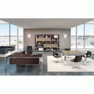 Bureau de direction en bois X7 avec retour et caisson porteur 4 tiroirs - Référence X7C01_SELECTION - Fabricant QUADRIFOGLIO_8