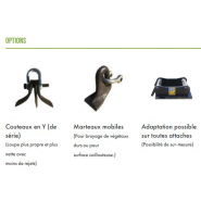 Épareuse série DA avec lame intermédiaire pour broyage précis