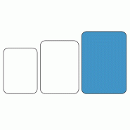 Plateau stratifié lisse Capri Cambro acajou 460mm_8