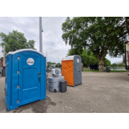 WC chimique autonome avec accessoires, idéal pour PMR - Réservoir 132L_8