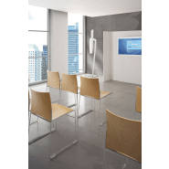 Chaise empilable ultra moderne WEBY - idéale pour espaces de collectivité, salles de réunion et milieu scolaire_8