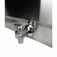 Friteuse posable électrique 25l - avec robinet de vidange 7518.0210 COMBISTEEL_8