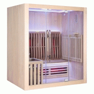 SAUNA COMBI BOREAL® ELÉGANCE 3 - 175X125 INFRAROUGE + VAPEUR_8