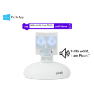 KIT ROBOT ÉDUCATIF CONSTRUCTION PROGRAMMATION TÊTE HUMANOIDE PICOH OHBOT (BLANC / ORANGE) APPLICATION WINDOWS PYTHON SCRATCH_8