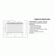 Clôture industrielle - panneaux en fils d'acier soudés - pour bâtiments industriels et résidences_8
