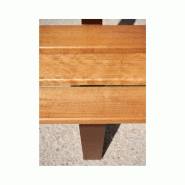 Banc RIGA bois et acier_8