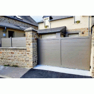 Portail coulissant plein - 6000 / 1800_8