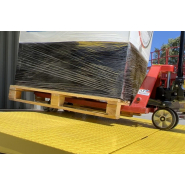 Rampe d'accès galvanisée pour conteneur au sol - Capacité 6,5T - AZ Ramp HCRN-065 GAV - Acier galvanisé et norme CE_8