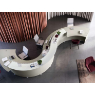 Banque d'accueil modulaire GLASS - Design moderne avec modules personnalisables et finitions variées_8