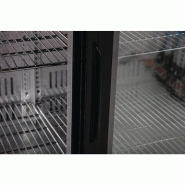 Arrière-bar deux portes coulissantes Série G noir 208L GL003 Polar_8