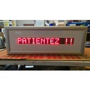 Afficheur industrielle multi-caractères alphanumériques, multi-lignes idéal pour le ligne de production, atelier... - Série AIML - AIMLBC - AIML3C - AIML7C_8