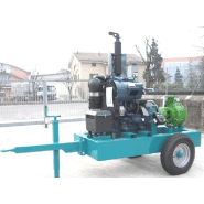 Groupe motopompe pour usage maraîcher avec options de sécurités BP/HP