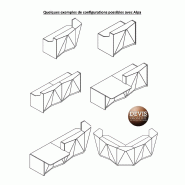 Banque d'accueil droite Alpa - MDD - Gris brillant_8