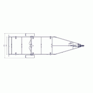 7m-2m20 1x1800kg - 1800 kg - VLEMMIX - Remorque Porte-Bateau_8