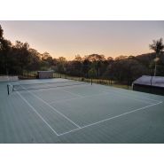 Dalle personnalisable DOUBLE-SPIN PRO - Réduction phonique et amorti pour terrains de sport de raquettes_8