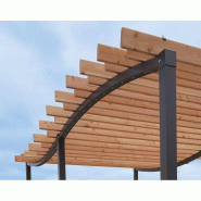 Pergola Océan bois acier_8