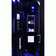 CABINE DOUCHE HAMMAM ARCHIPEL® QDR 90C BLACK_8