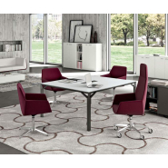 Bureau de direction en mélamine ou verre laqué - Charmant, rigoureux et simple - X8_8