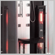 DOUCHE BOREAL® COMBI INFRASTEAM DUO 145 - HAMMAM + INFRAROUGE À SPECTRE TOTAL_8