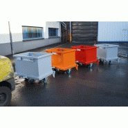 Benne à fond ouvrant (BAFO) - 2000 litres - Fabrication française - Finition laquée et nombreuses options_8