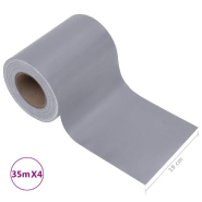 Vidaxl écrans d'intimité de jardin 4 pcs pvc 35x0,19 m gris clair mat 147872_8