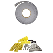 Vidaxl porte d'entrée anthracite 98x200 cm pvc 3157103_8