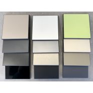 Table extérieure rabattable Limonade - RESTOOTAB - aluminium - plateaux carrés 70x70cm ou ronds ø75cm_8