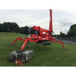 Nacelle araignée LEO21GT - Hauteur 21m - Déport 12m - Capacité 250kg - Motorisation bi-énergie