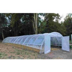 Serre tunnel professionnelle pour tous les budgets espaces verts ayant de surface de 58,50 m2 et jusqu'à 250 m2 - NORMANDIE