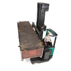 Chariot à mât rétractable multidirectionnel - Sensia Mitsubishi RBM20-25N2 - 2 à 2,5 tonnes - Levage jusqu'à 10m