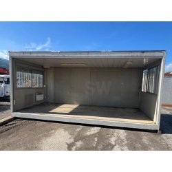 Bungalow cabane de chantier double 6x4,9m