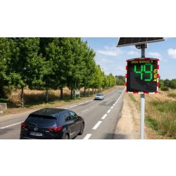 Radars pédagogiques  EVOLIS Vision - Matrice texte Full Led, visibilité optimale jusqu'à 200m
