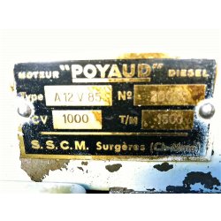 Groupe électrogène d'occasion - SSCM - 850 KVA
