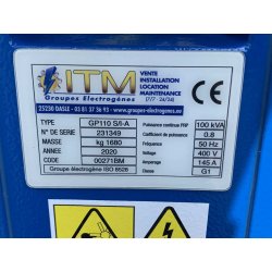 Groupe électrogène d'occasion - IVECO - 110 KVA