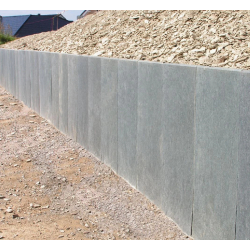 Mur en L en plastique recyclé