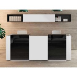 Banque d'accueil contemporaine FUNNY - Éclairée LED, design moderne et personnalisable