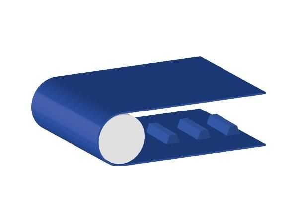 Bande Transporteuse En PVC - 2 Mm D'épaisseur, 50x200 Cm - Pour Convoyeurs Industriels, Remplacement De Bande
