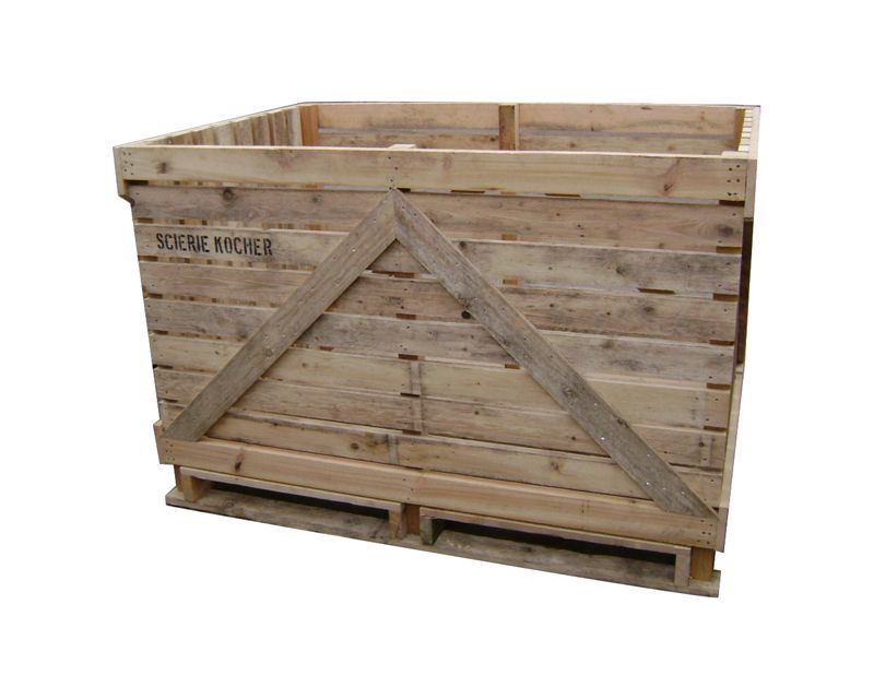 Caisse-palette en bois