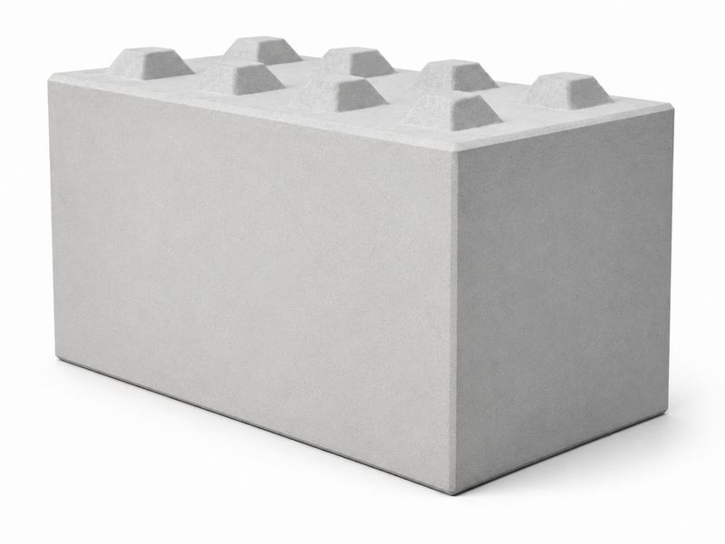 Bloc béton empilable