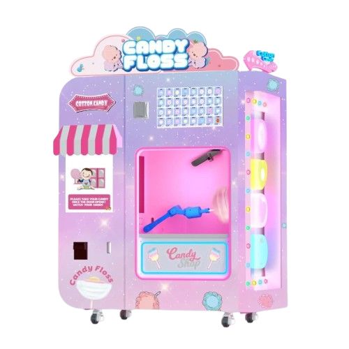 Distributeur automatique de barbe à papa