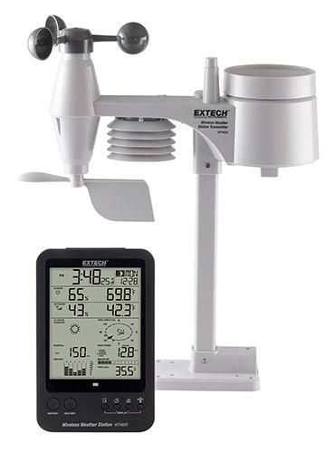 Station météo sans fil avec capteur extérieur intérieur Hygromètre  Thermomètre numérique avec grand écran LCD Di