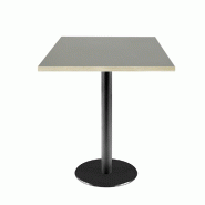 RestooTab - Table Rome 60x60cm verde comodoro fenix chants couleur bois - vert Bois manufacturé TB-ROM-6060M-VER.CO-BOI RestooTab - Table Rome 60x60cm verde comodoro fenix chants couleur bois - vert Bois manufacturé TB-ROM-6060M-VER.CO-BOI