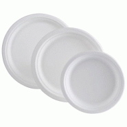 SPHERE Lot de 50 assiettes rondes 23 cm - blanc 035-1105970 SPHERE Lot de 50 assiettes rondes 23 cm - blanc 035-1105970