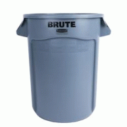 Collecteur Rubbermaid Brute gris 121,1L - gris GAL640 Collecteur Rubbermaid Brute gris 121,1L - gris GAL640