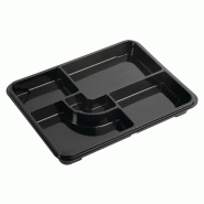 Plateaux repas recyclables Bento 263 x 201 mm (lot de 90) | Faerch - FB291 Plateaux repas recyclables Bento 263 x 201 mm (lot de 90) | Faerch - FB291