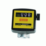 Compteur mécanique 3 chiffres avec mamelon 1" + Kit bride de montage - CEMO - 7779M Compteur mécanique 3 chiffres avec mamelon 1" + Kit bride de montage - CEMO - 7779M