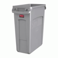 Collecteur Slim Jim Rubbermaid 60L - gris GAGAF603 Collecteur Slim Jim Rubbermaid 60L - gris GAGAF603