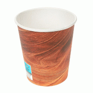 Gobelet boissons chaudes carton motif "Arizona" 18cl marron - par 1000 Gobelet boissons chaudes carton motif "Arizona" 18cl marron - par 1000
