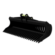 Godet râteau 1500 mm - 4 à 6 tonnes - Minipelle-shop Godet râteau 1500 mm - 4 à 6 tonnes - Minipelle-shop